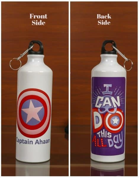 Personalized Steel Bottle-Captain America