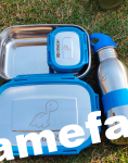 Personalised steel tiffin and bottle set