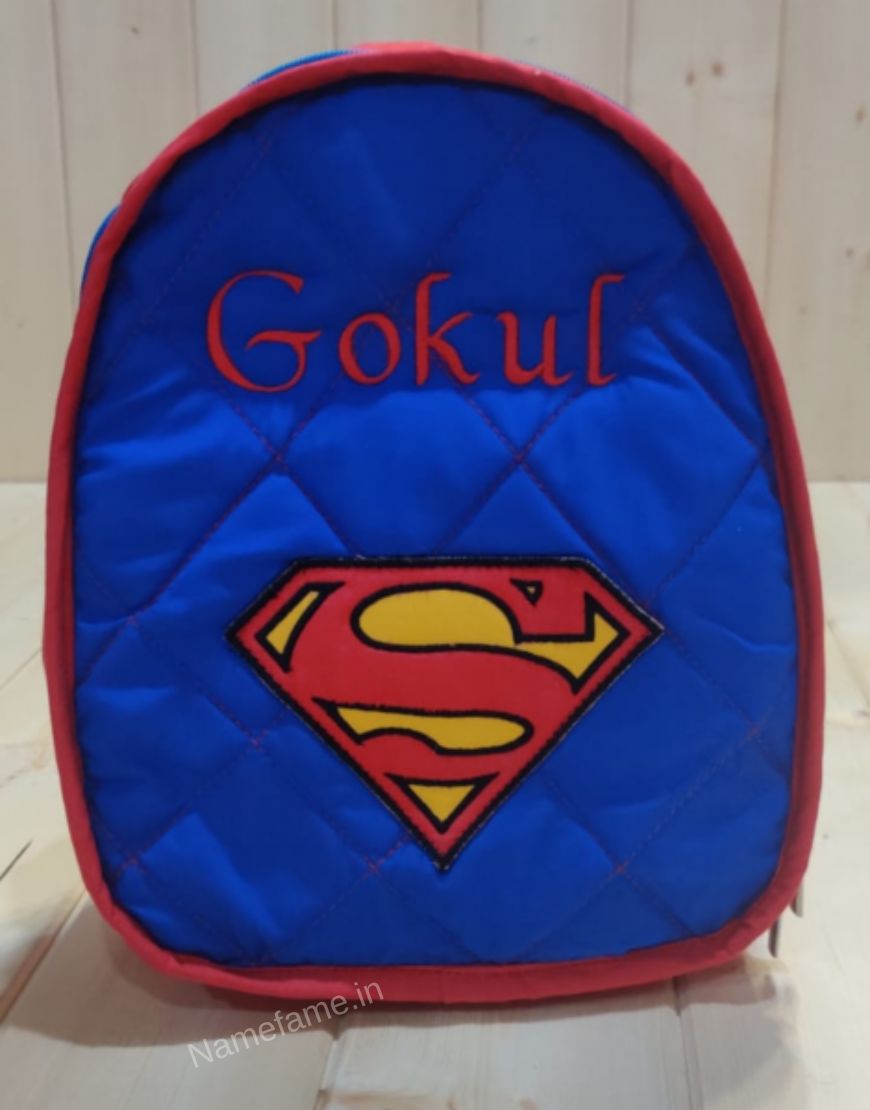 Personalised Superman Backpack