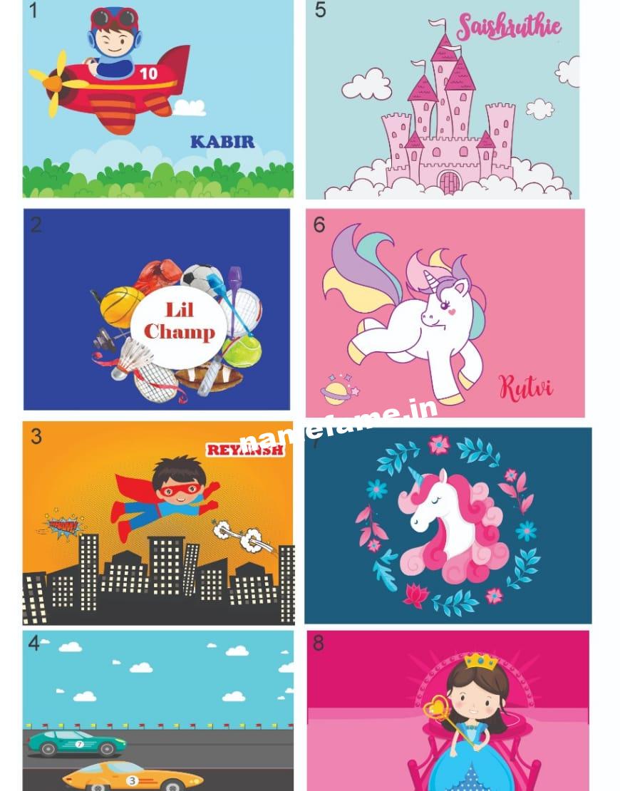 Personalised Stationery stand Name fame