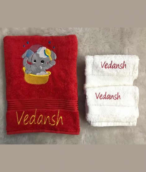 Personalized Kids towels 1