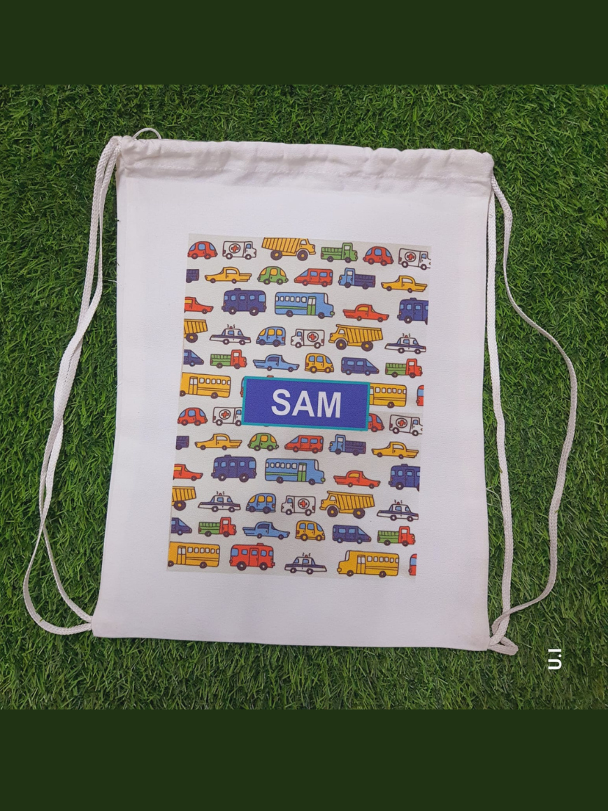 Personalized drawstring bag(Vehicles)