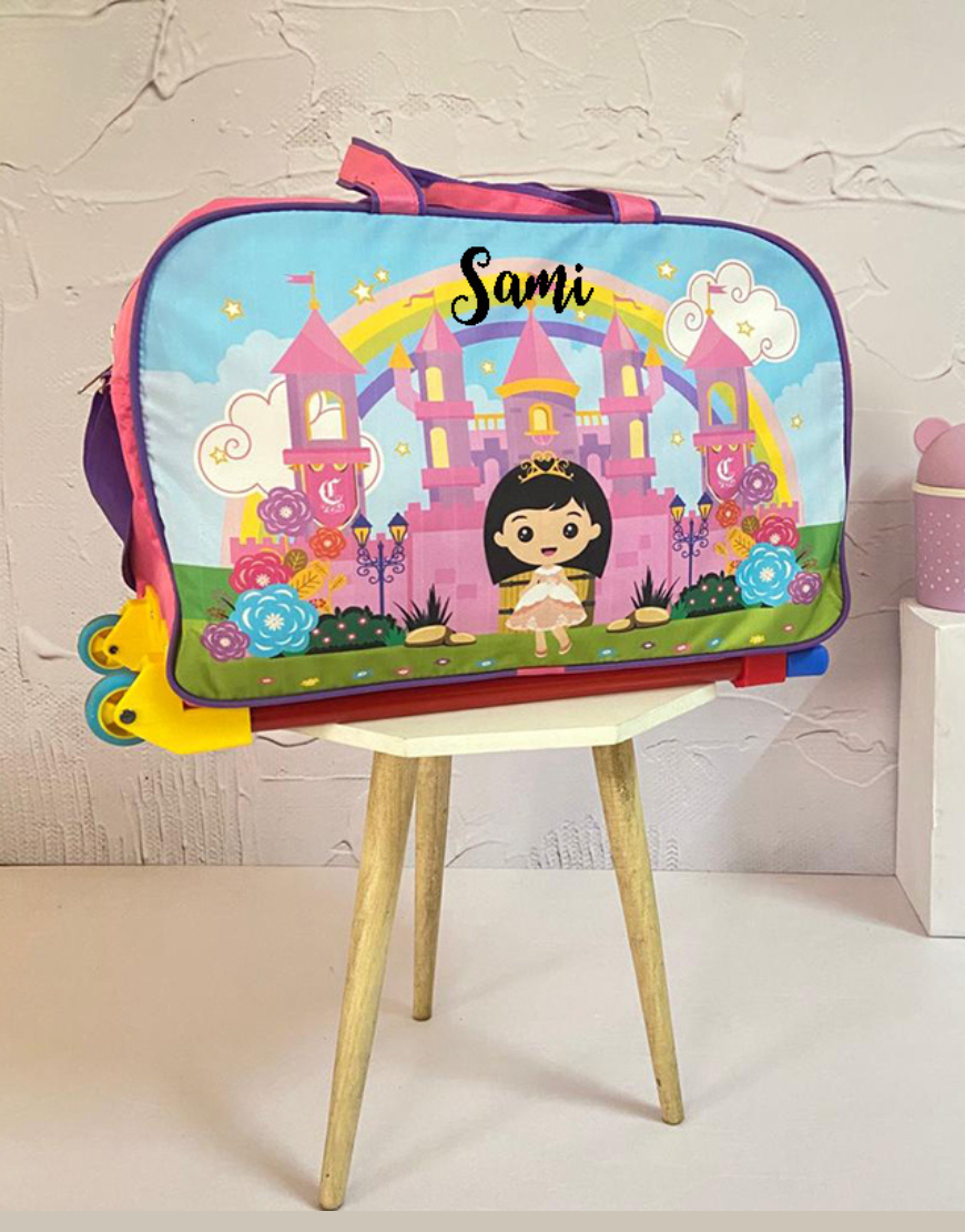 castle trolley bag for kids